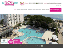 Tablet Screenshot of familyhotelmilanomarittima.com